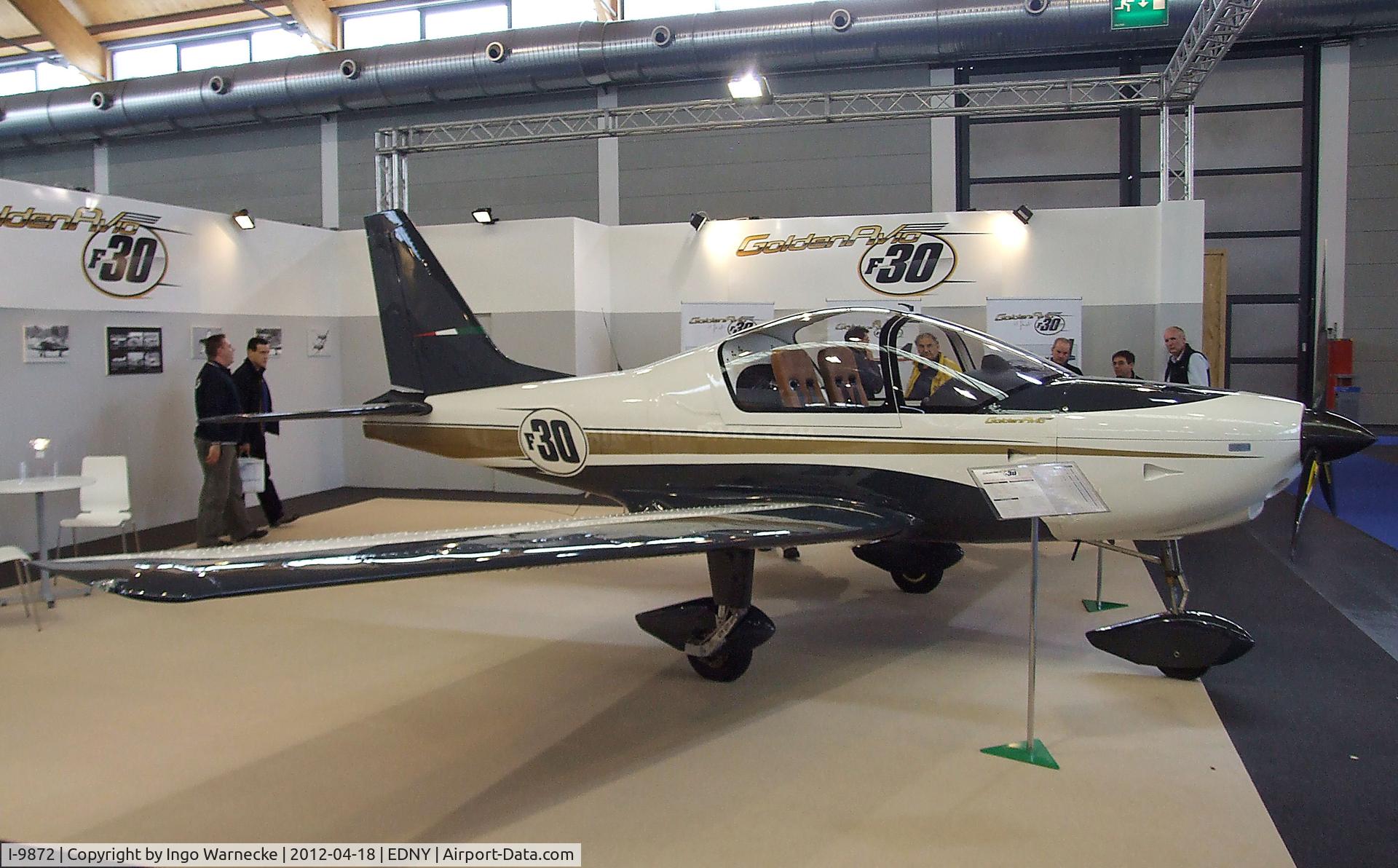 I-9872, 2012 Golden Avio F30 C/N 004CE, Golden Avio F30 FG Brio at the AERO 2012, Friedrichshafen