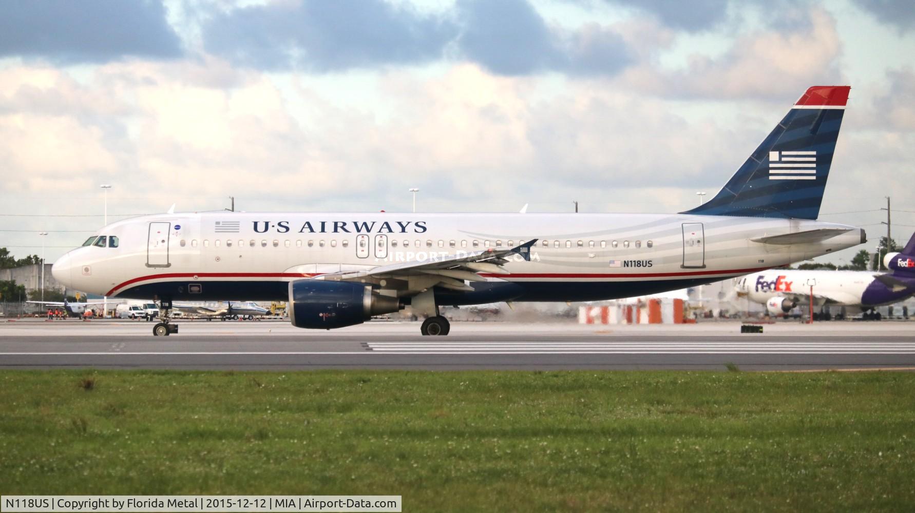 N118US, 2000 Airbus A320-214 C/N 1264, USAirways