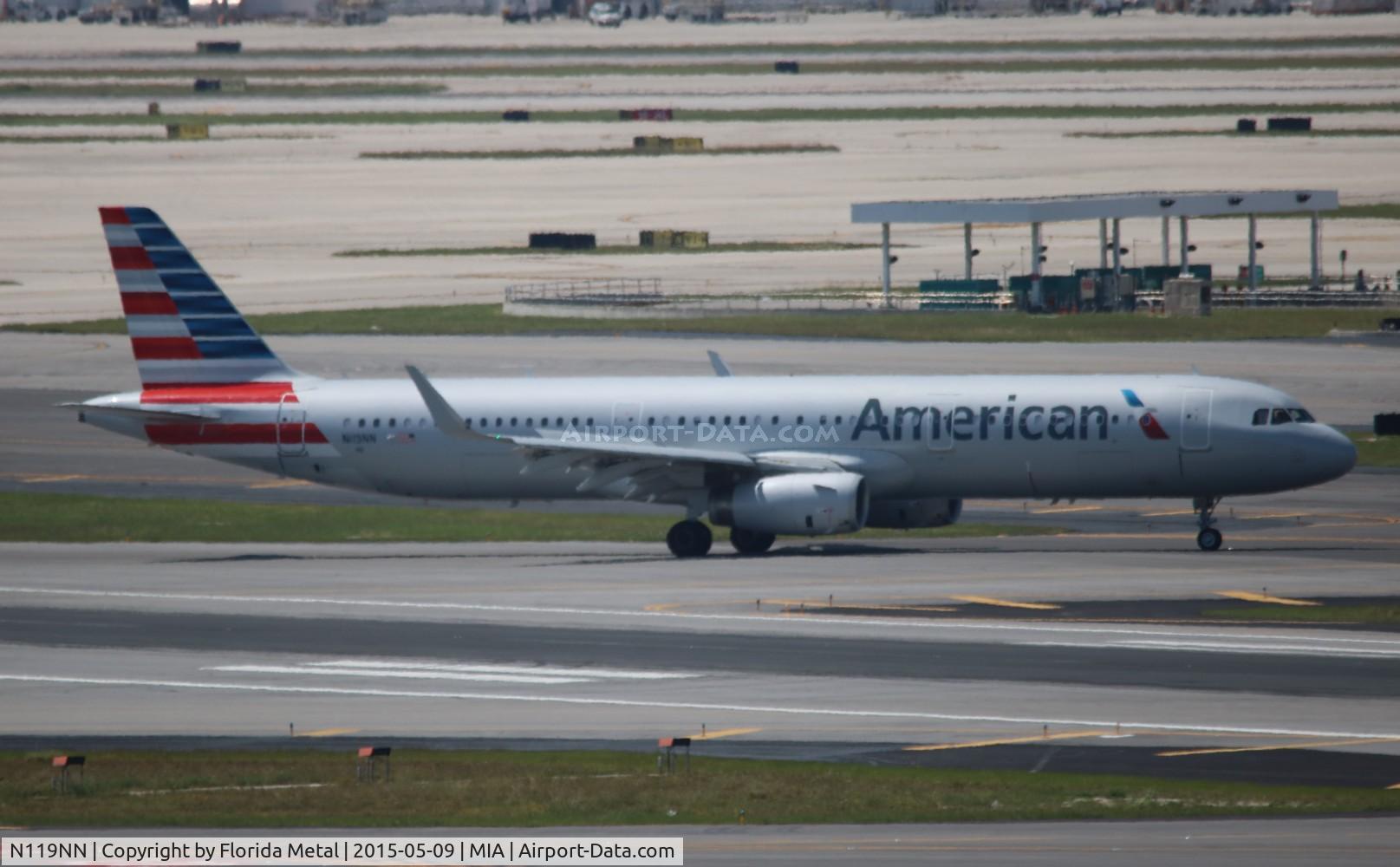 N119NN, 2014 Airbus A321-231 C/N 6222, American
