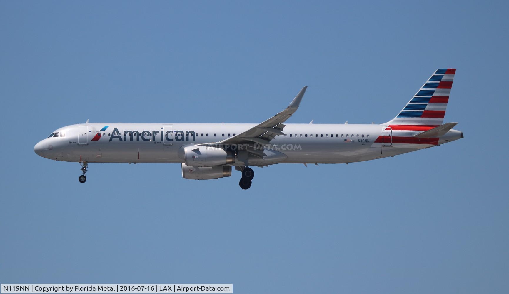 N119NN, 2014 Airbus A321-231 C/N 6222, American