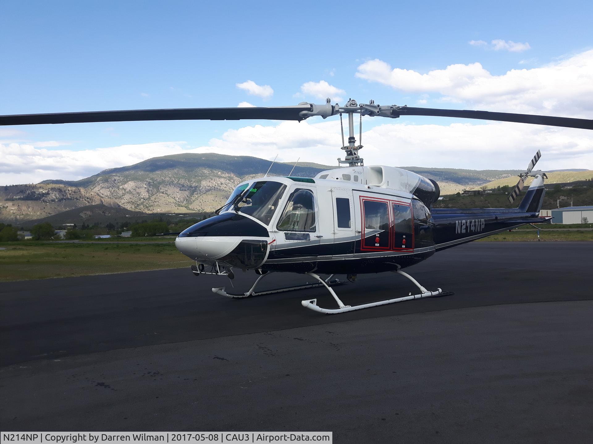 N214NP, 1981 Bell 214B-1 Biglifter C/N 28053, Fresh out of refurb. CAU3 Oliver Airport, BC, CANADA