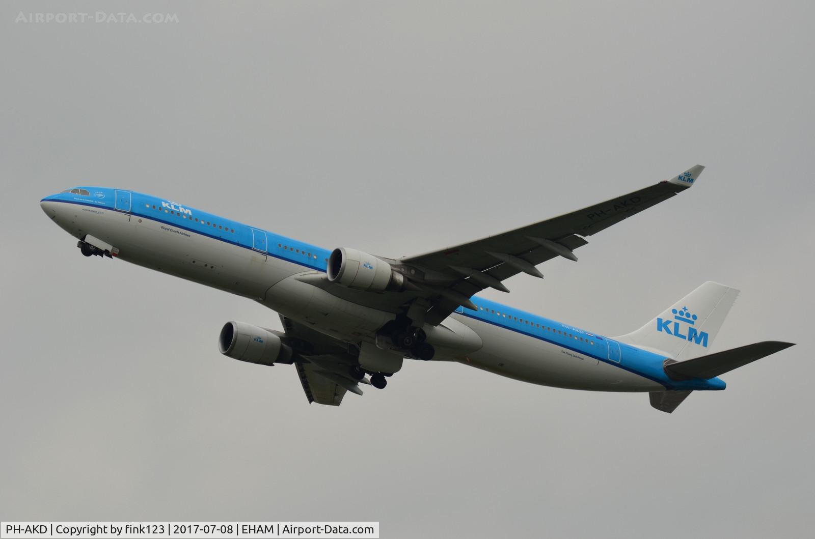 PH-AKD, 2012 Airbus A330-303 C/N 1300, KLM A330 TAKING OF