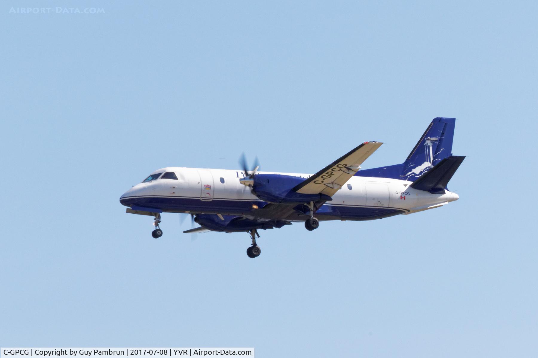 C-GPCG, 1987 Saab 340A C/N 340A-094, Landing