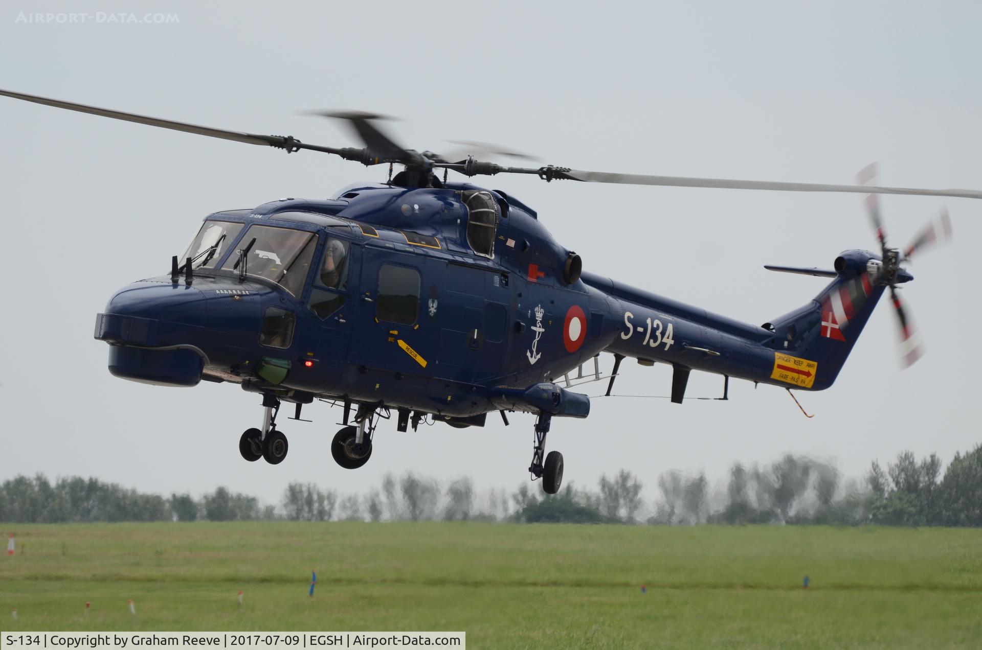 S-134, Westland Super Lynx Mk.90B C/N 425, Landing at Norwich.