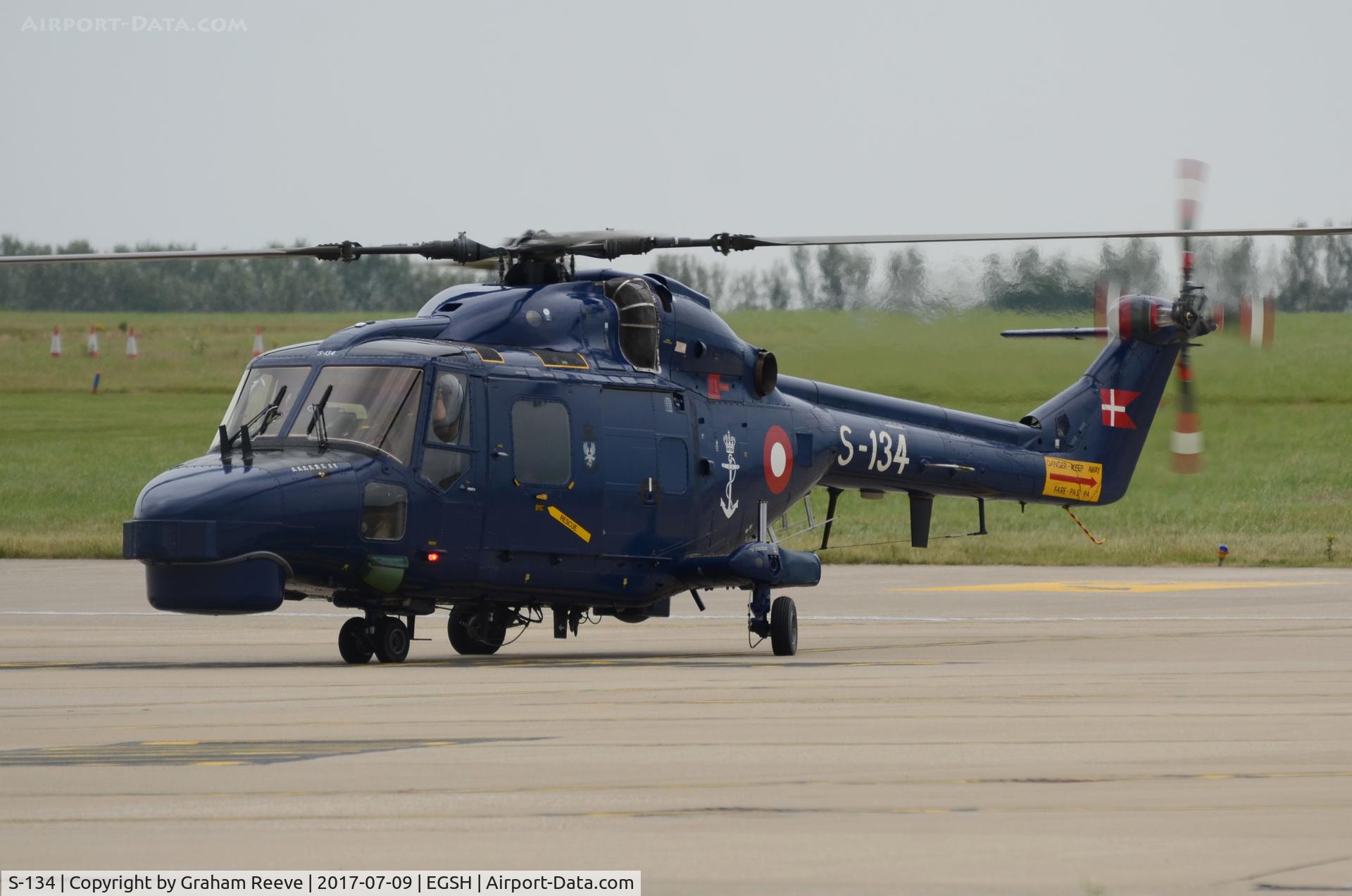 S-134, Westland Super Lynx Mk.90B C/N 425, On the ground at Norwich.