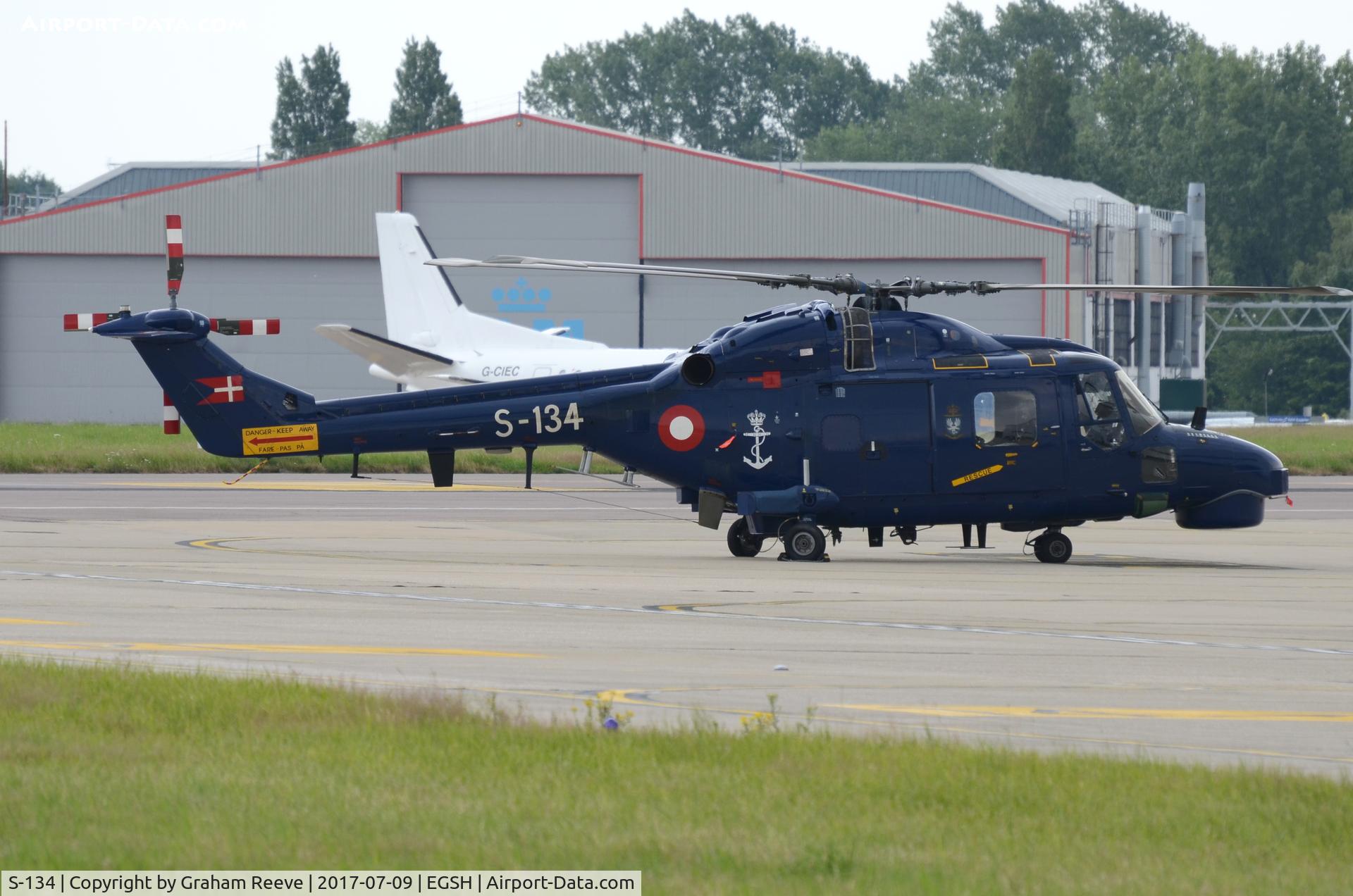 S-134, Westland Super Lynx Mk.90B C/N 425, Parked at Norwich.