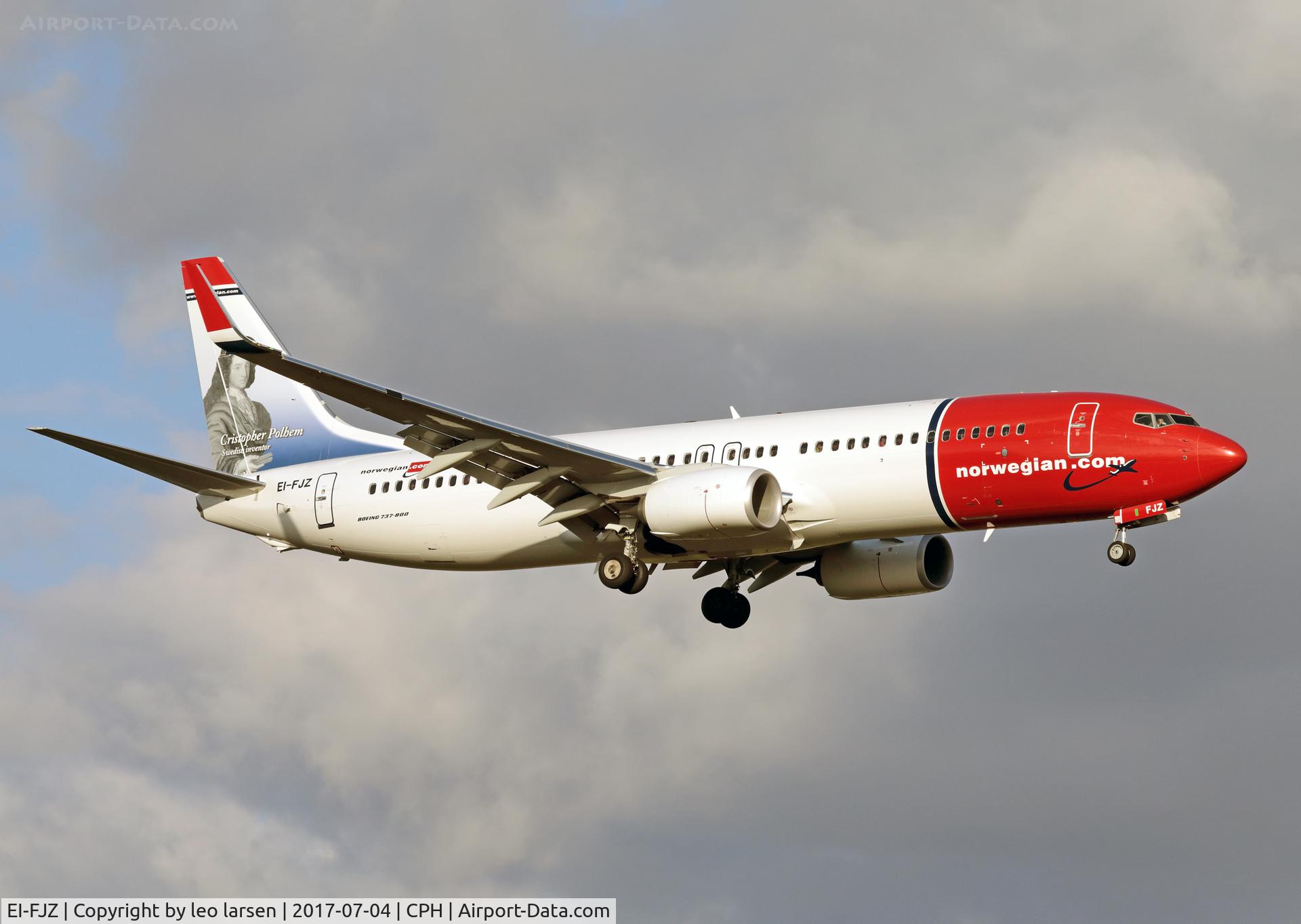 EI-FJZ, 2016 Boeing 737-800 C/N 42082, Copenhagen 4.7.2017