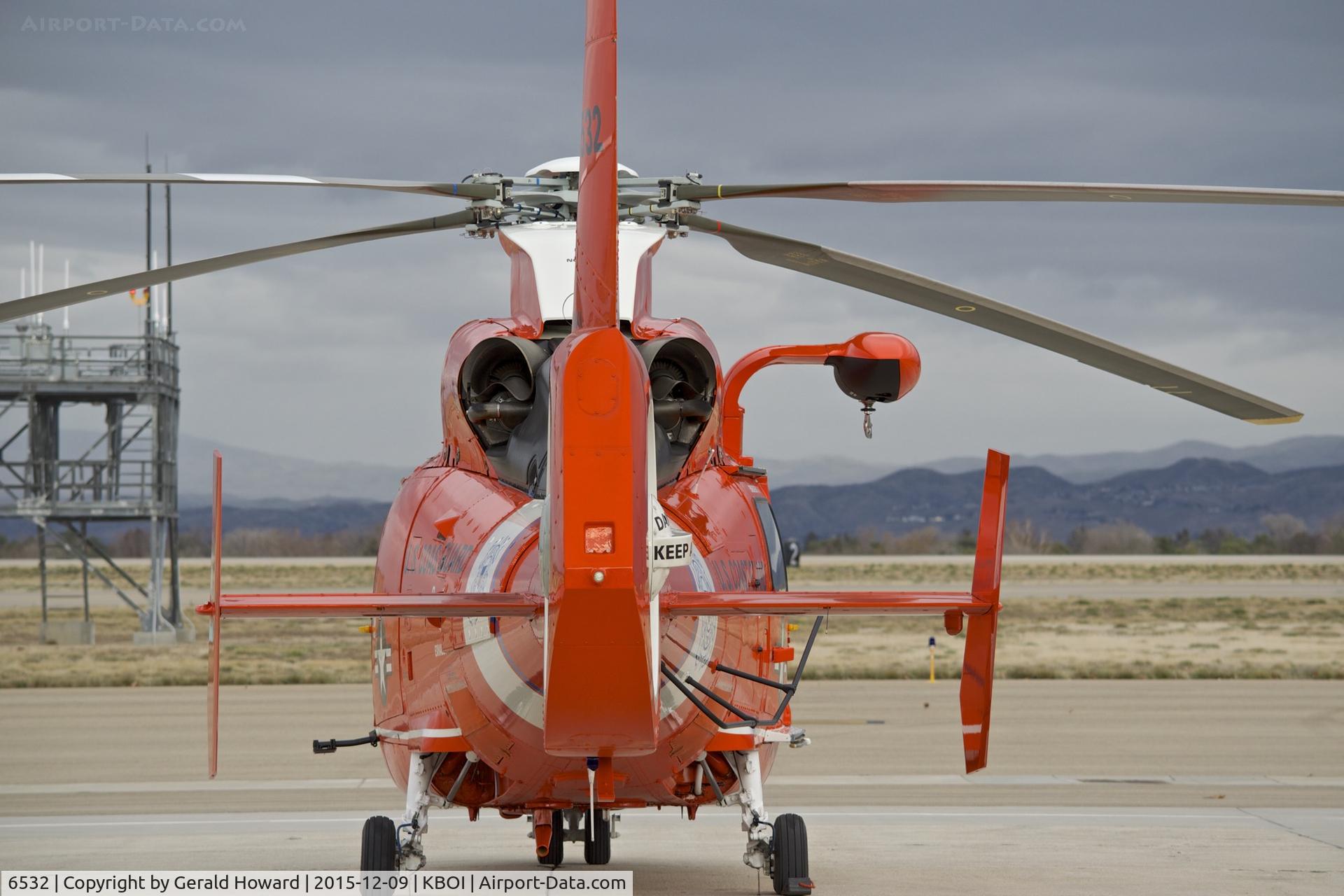 6532, Aerospatiale MH-65D Dolphin C/N 6178, Parked on south GA ramp.