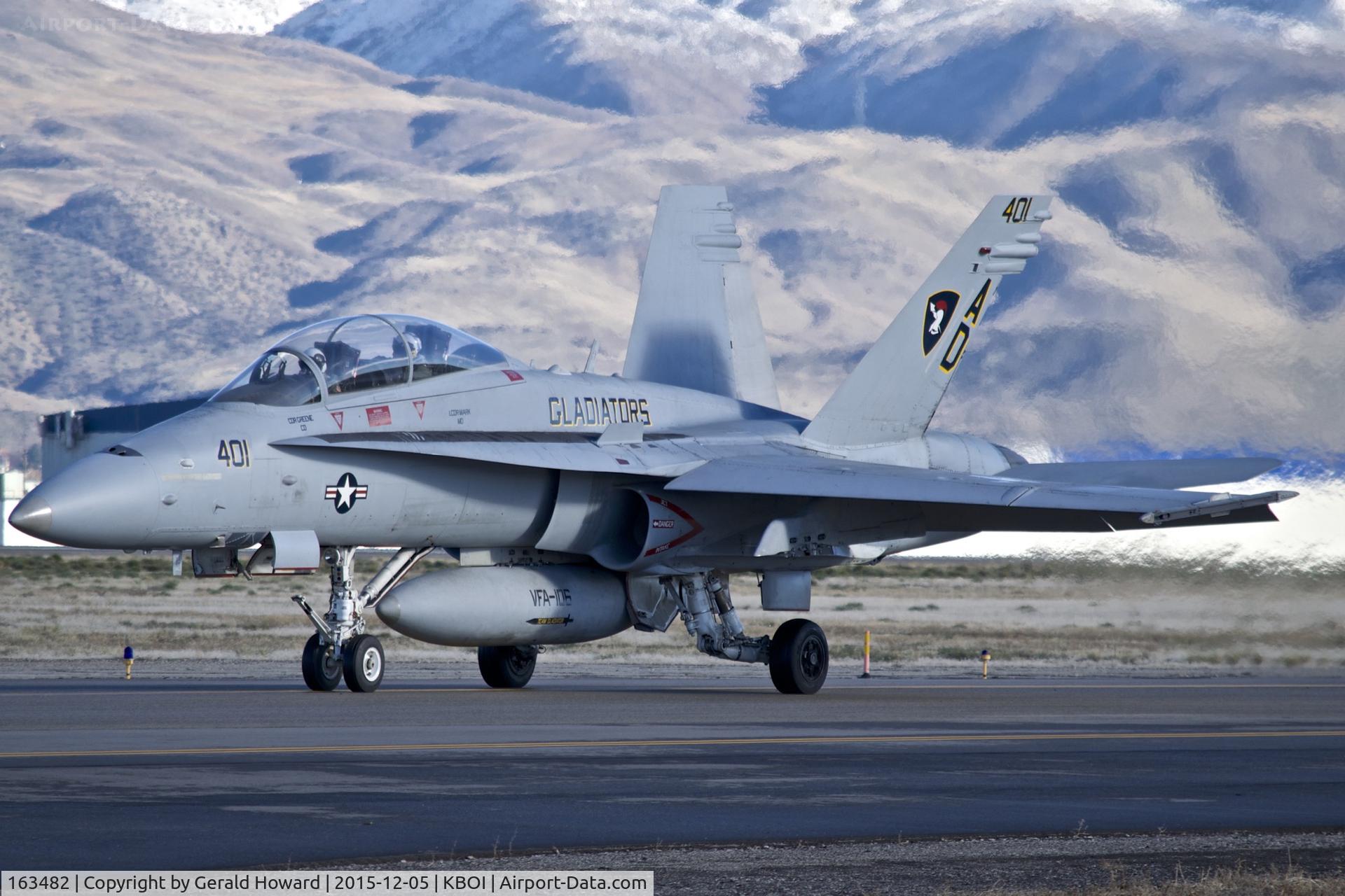 163482, 1988 McDonnell Douglas F/A-18D Hornet C/N 0713/D015, VFA-106 