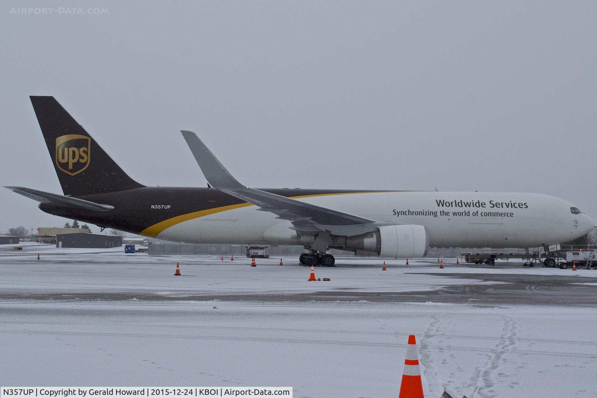 N357UP, 2013 Boeing 767-34AF C/N 37876, Parked on the UPS ramp.