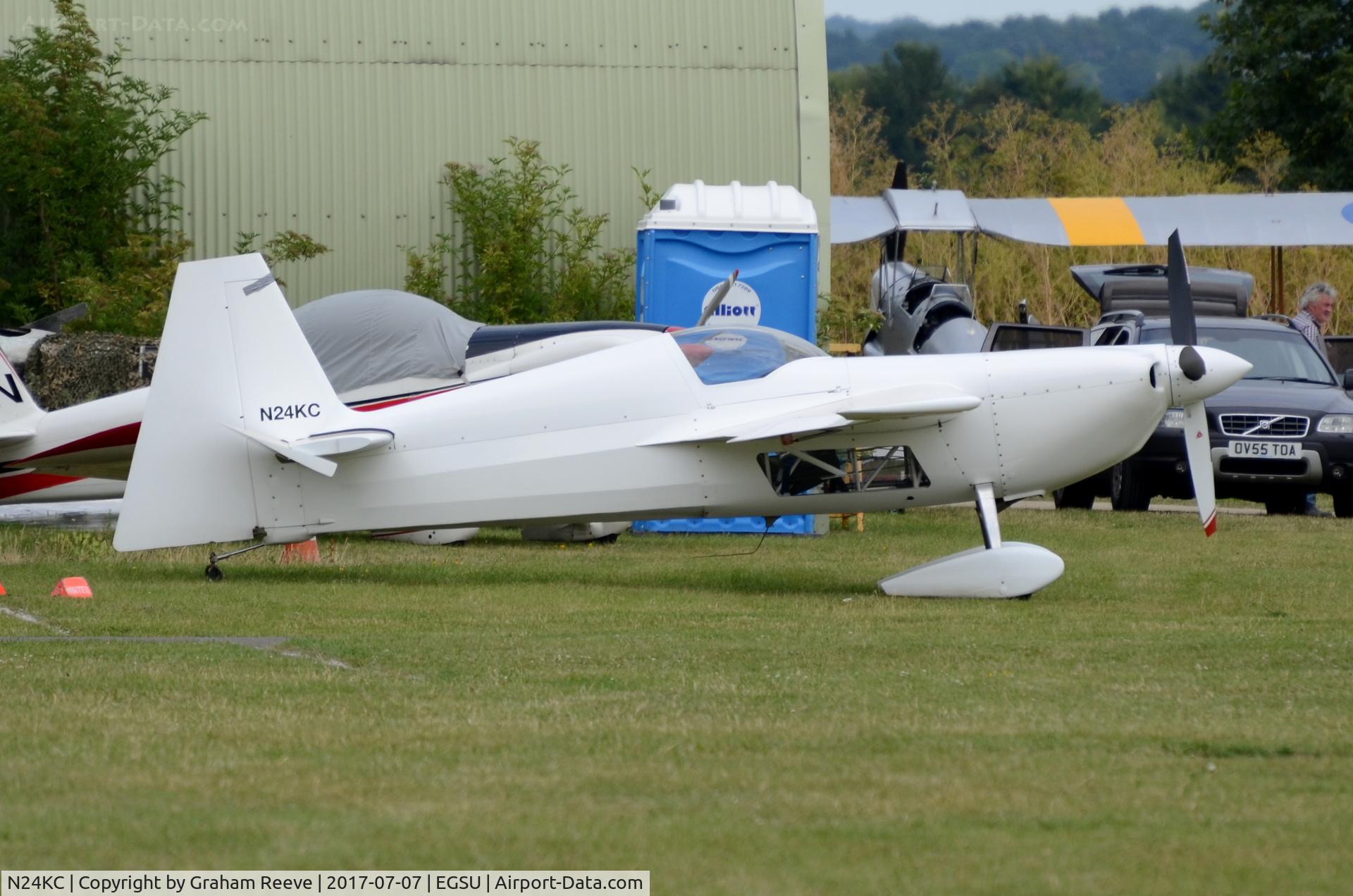 N24KC, 2001 Zivko Edge 540A C/N 0029A, Parked at Duxford.