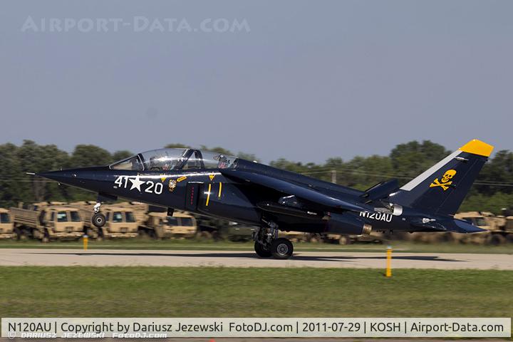 N120AU, 1981 Dassault-Dornier Alpha Jet A C/N 0120, Dassault-Dornier Alpha Jet CN 120, N120AU
