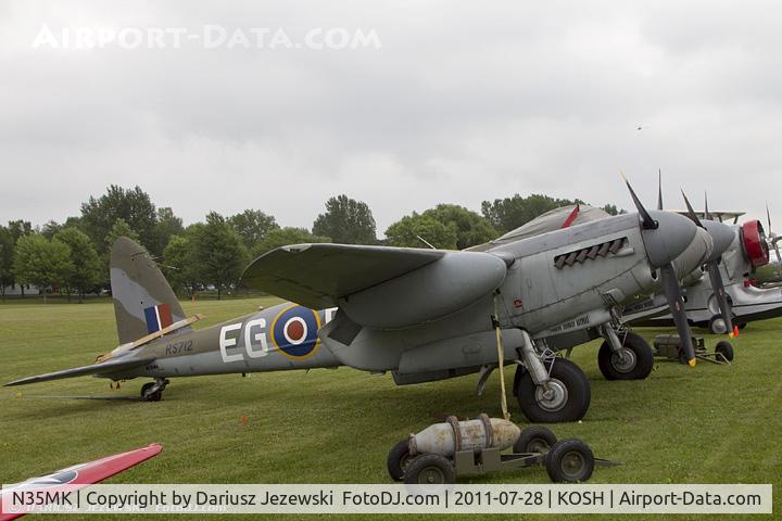 N35MK, 1946 De Havilland DH-98 Mosquito TT.35 C/N RS-712, Mosquito TT35 CN RS-712,N35MK