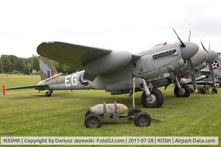 N35MK, 1946 De Havilland DH-98 Mosquito TT.35 C/N RS-712, Mosquito TT35 CN RS-712, N35MK