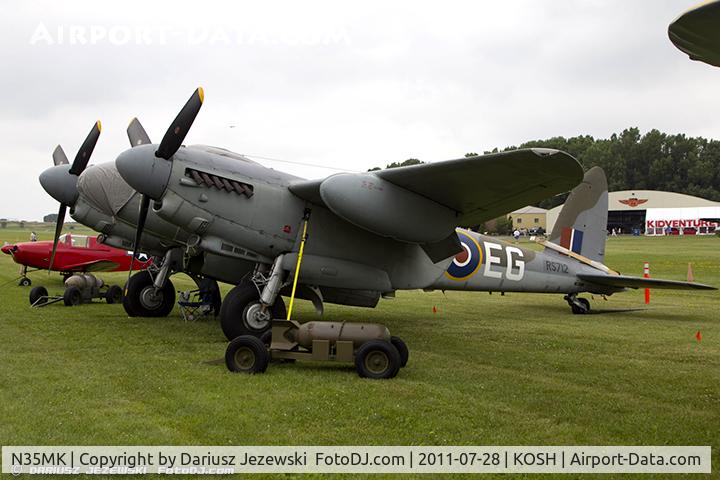N35MK, 1946 De Havilland DH-98 Mosquito TT.35 C/N RS-712, Mosquito TT35 CN RS-712, N35MK