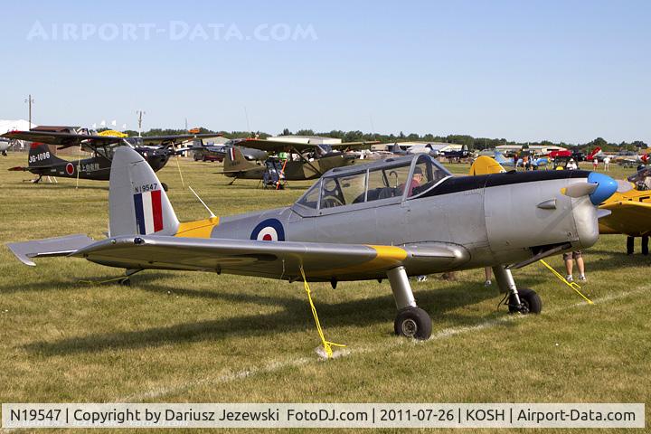 N19547, 1951 De Havilland DHC-1 Chipmunk T.10 C/N C1/0482, De Havilland DHC-1 Chipmunk CN C1-0482, N19547