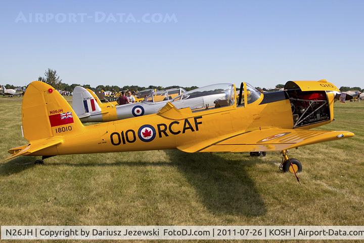 N26JH, 1953 De Havilland DHC-1 Chipmunk 22 C/N C1/0887, De Havilland DHC-1 Chipmunk CN C1-0887, N26J