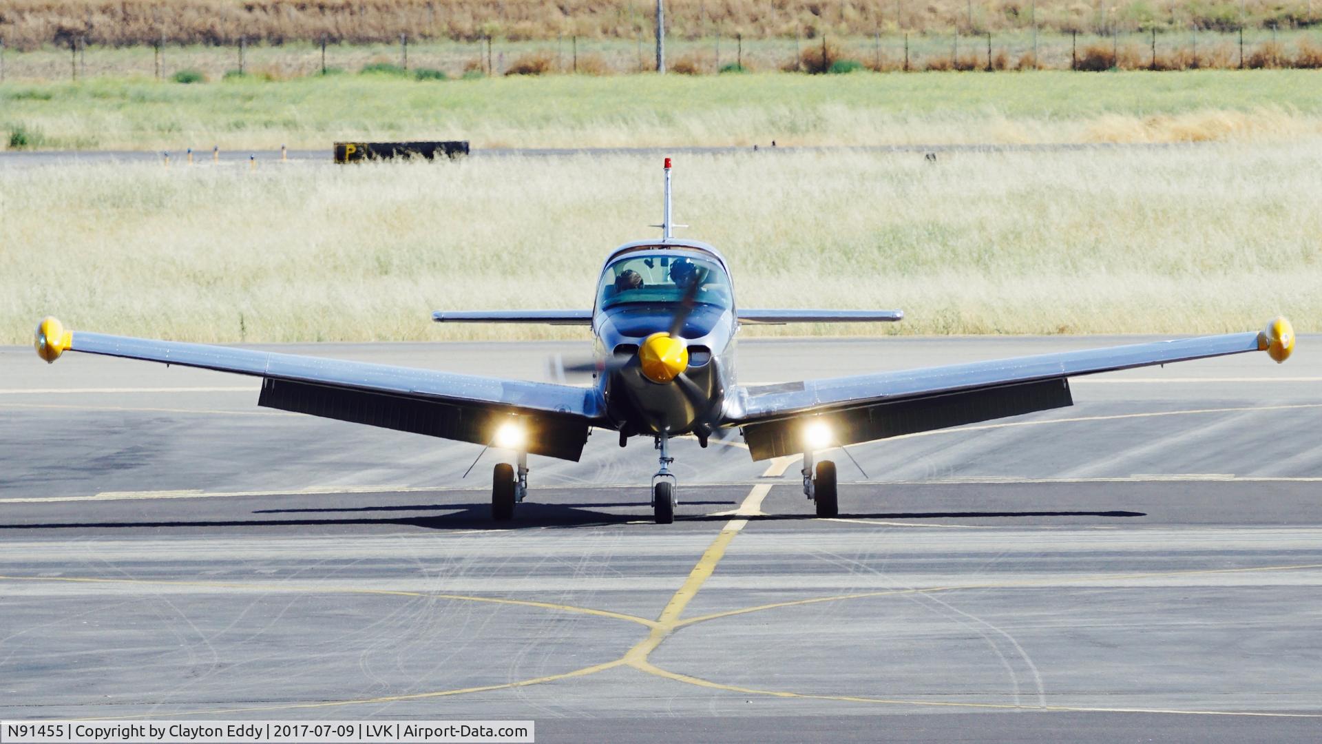 N91455, 1946 North American Navion C/N NAV-4-100, Livermore Airport California. 2017.