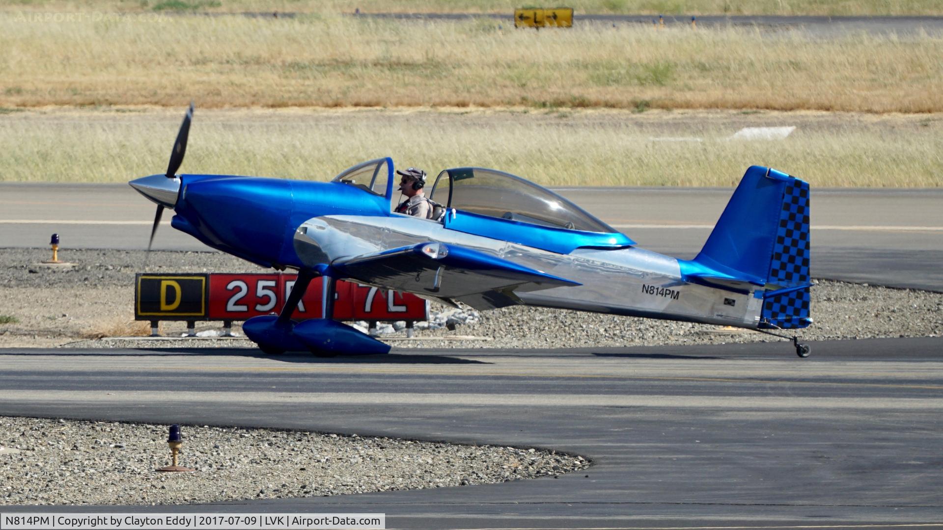 N814PM, 2014 Vans RV- 8 C/N 82284, Livermore Airport California. 2017.