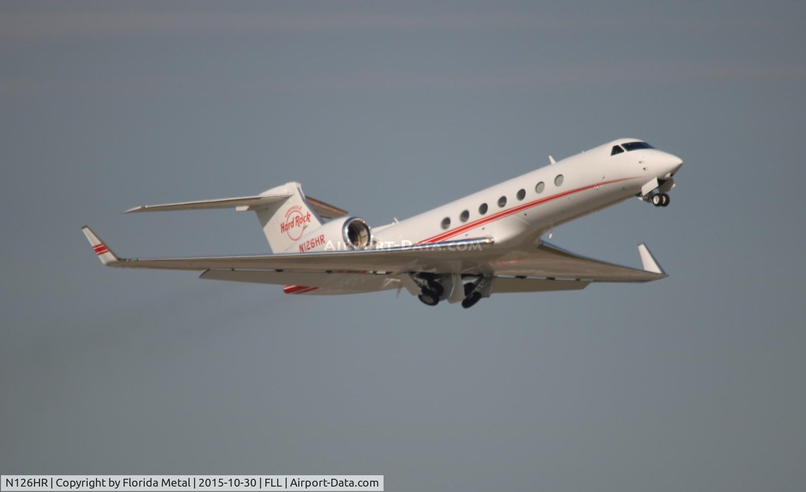 N126HR, 2013 Gulfstream Aerospace GV-SP (G550) C/N 5436, Seminole Hardrock