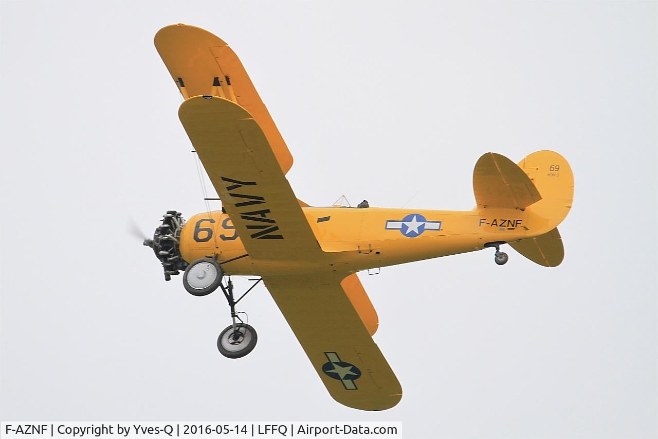 F-AZNF, Naval Aircraft Factory N3N-3 C/N 2909, Naval Aircraft Factory N3N-3, On display, La Ferté-Alais (LFFQ) air show 2016