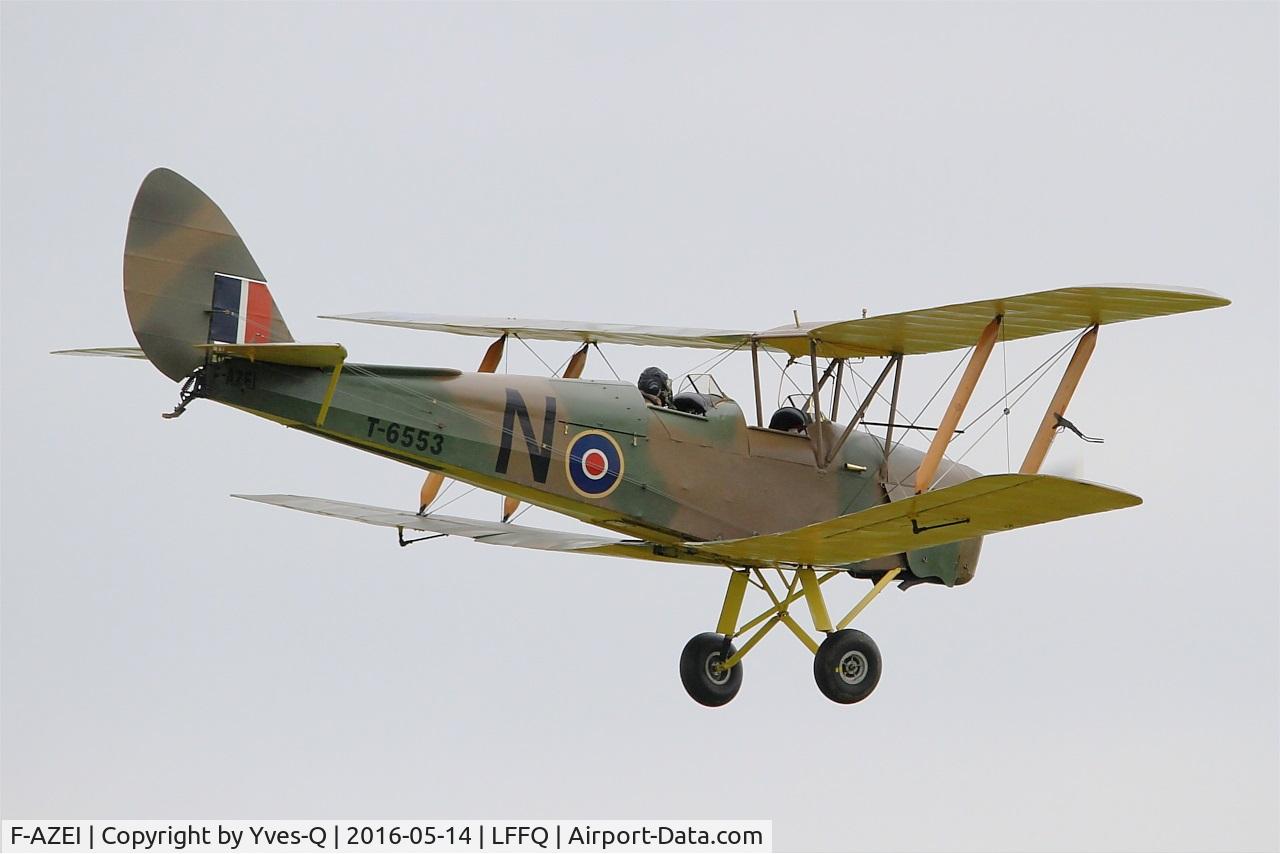 F-AZEI, 1941 De Havilland DH-82A Tiger Moth II C/N 84882, De Havilland DH-82A Tiger Moth II, on display, La Ferté-Alais Airfield (LFFQ) Air Show 2016