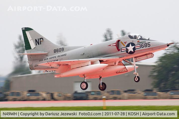N49WH, 1959 Douglas A-4B Skyhawk C/N 11366, Douglas A-4B Skyhawk CN 11366, N49WH