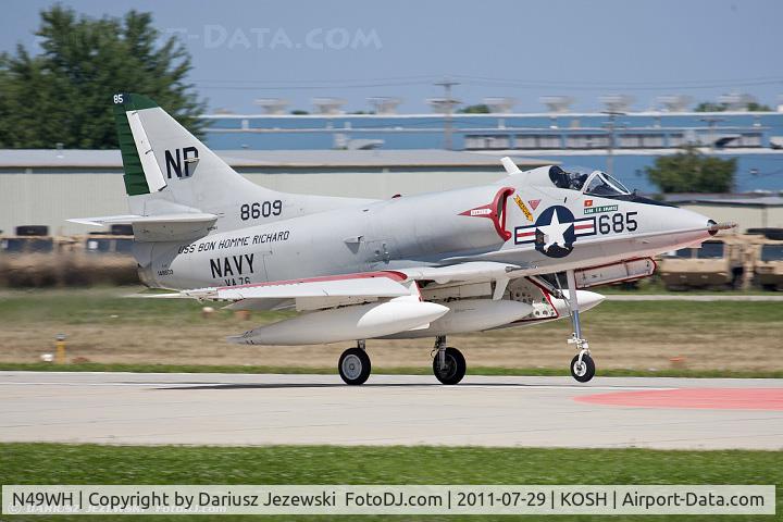 N49WH, 1959 Douglas A-4B Skyhawk C/N 11366, Douglas A-4B Skyhawk CN 11366, N49WH