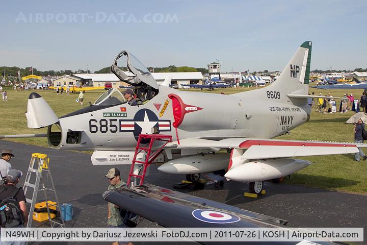N49WH, 1959 Douglas A-4B Skyhawk C/N 11366, Douglas A-4B Skyhawk CN 11366, N49WH