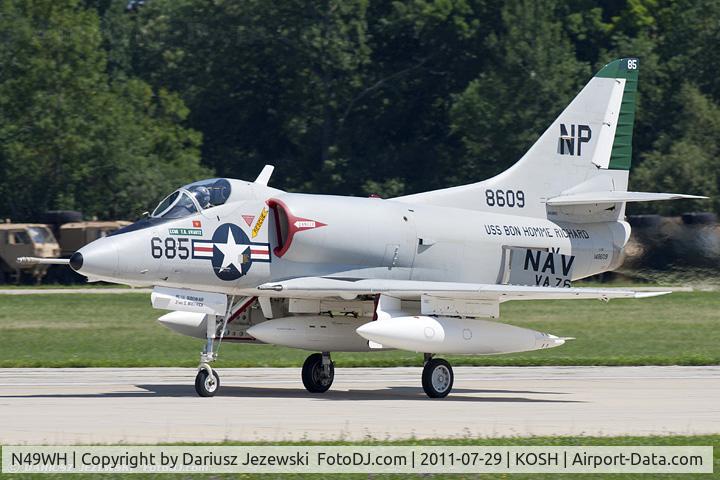 N49WH, 1959 Douglas A-4B Skyhawk C/N 11366, Douglas A-4B Skyhawk CN 11366, N49WH