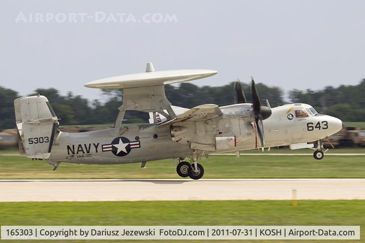 165303, Northrop Grumman E-2C Hawkeye 2000 C/N A52-176, E-2C Hawkeye 165303 643 from VAW-120 Greyhawks NAS Norfolk, VA