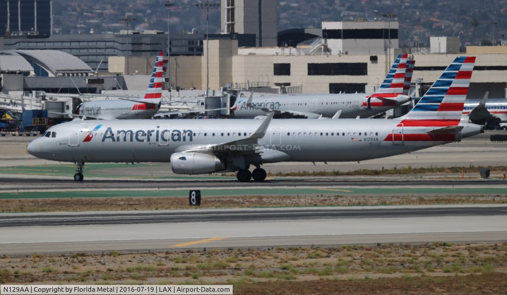 N129AA, 2014 Airbus A321-231 C/N 6401, American