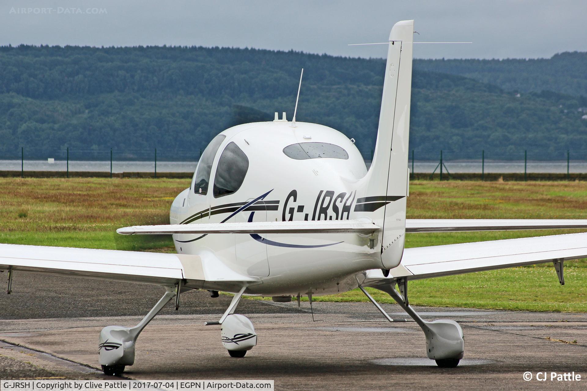 G-JRSH, 2014 Cirrus SR22T C/N 0725, Visiting Dundee Riverside EGPN