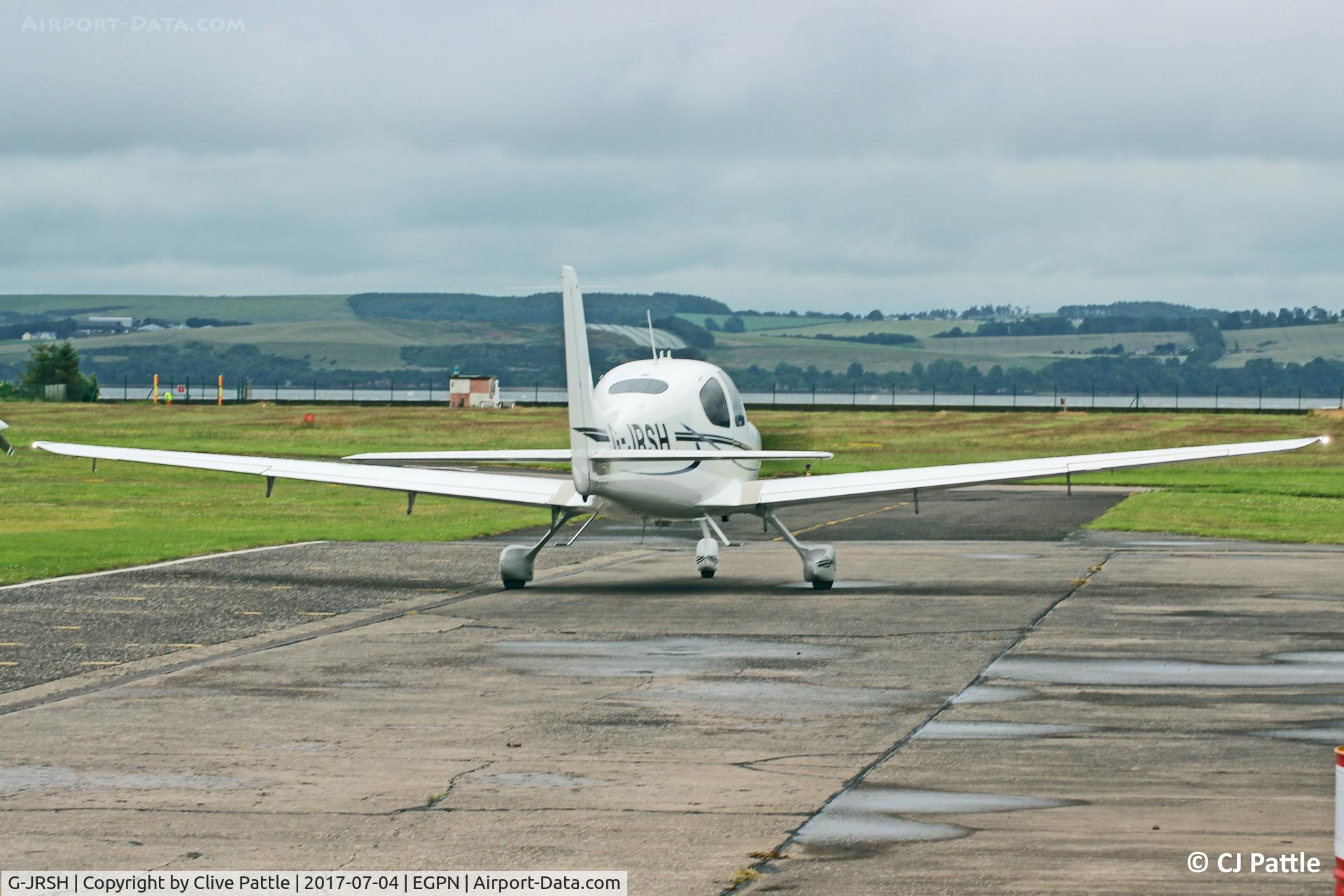 G-JRSH, 2014 Cirrus SR22T C/N 0725, Visiting Dundee Riverside EGPN