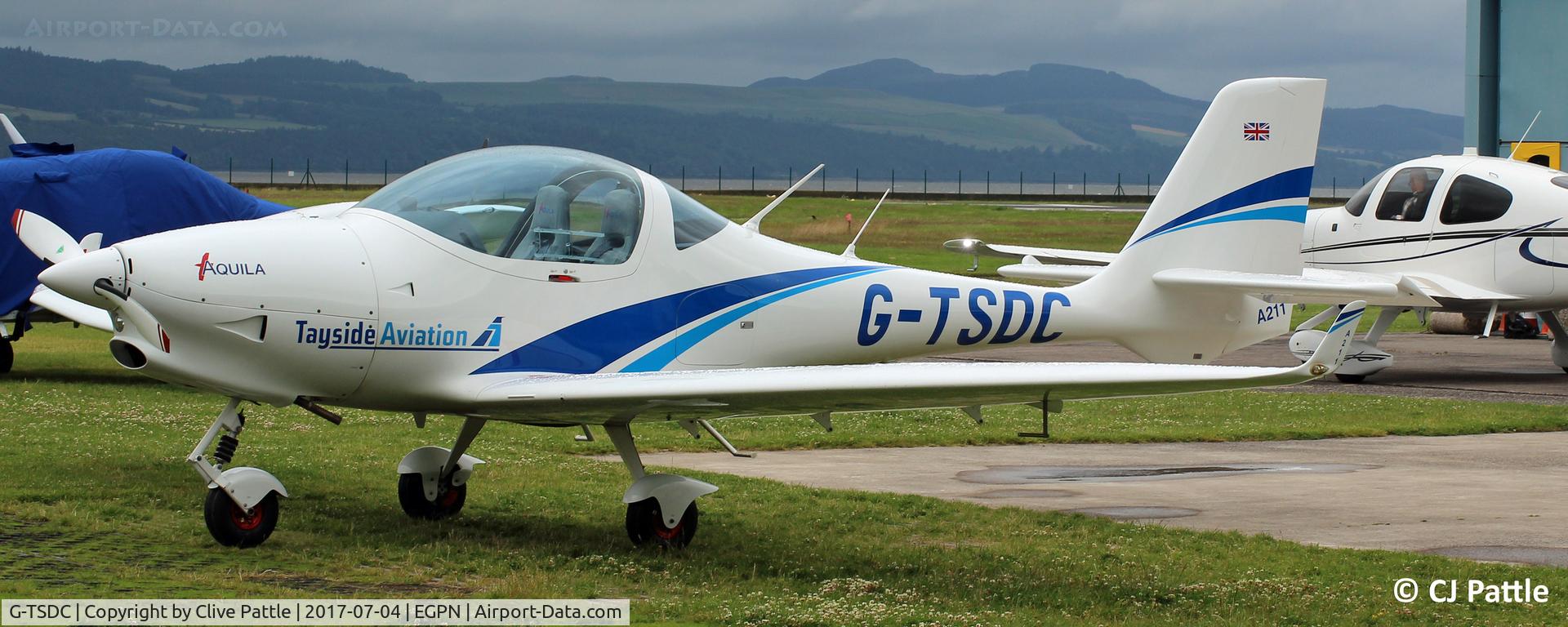 G-TSDC, 2016 Aquila AT01-100A C/N AT01-100A-332, At home base at Dundee EGPN