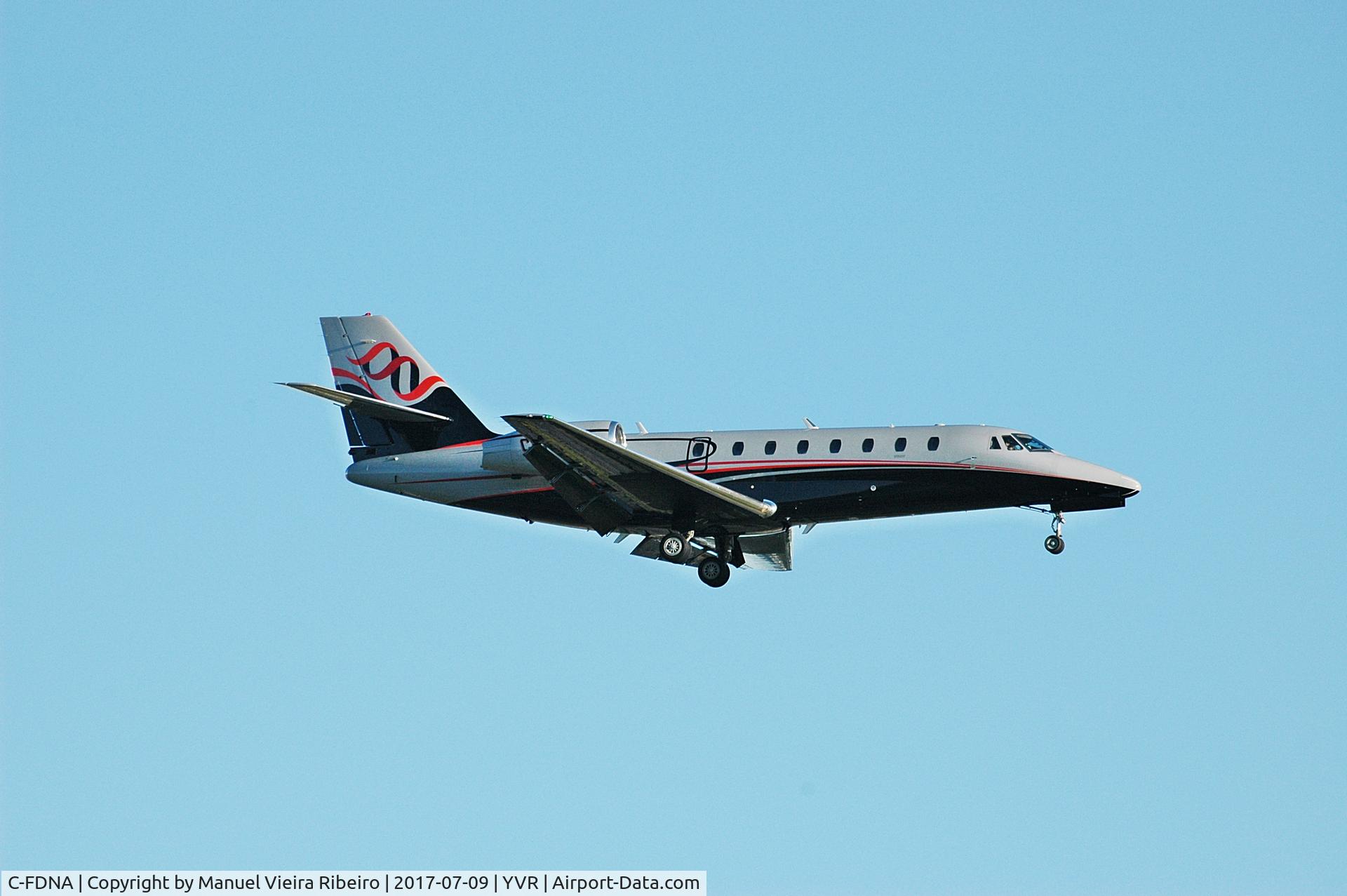 C-FDNA, 2007 Cessna 680 Citation Sovereign C/N 680-0132, Arrival In Vancouver