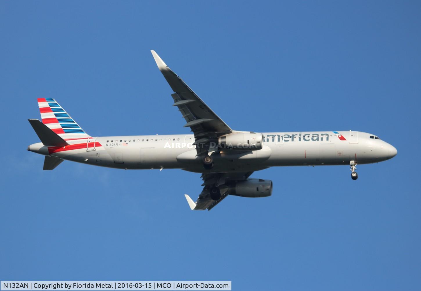 N132AN, 2015 Airbus A321-231 C/N 6473, American