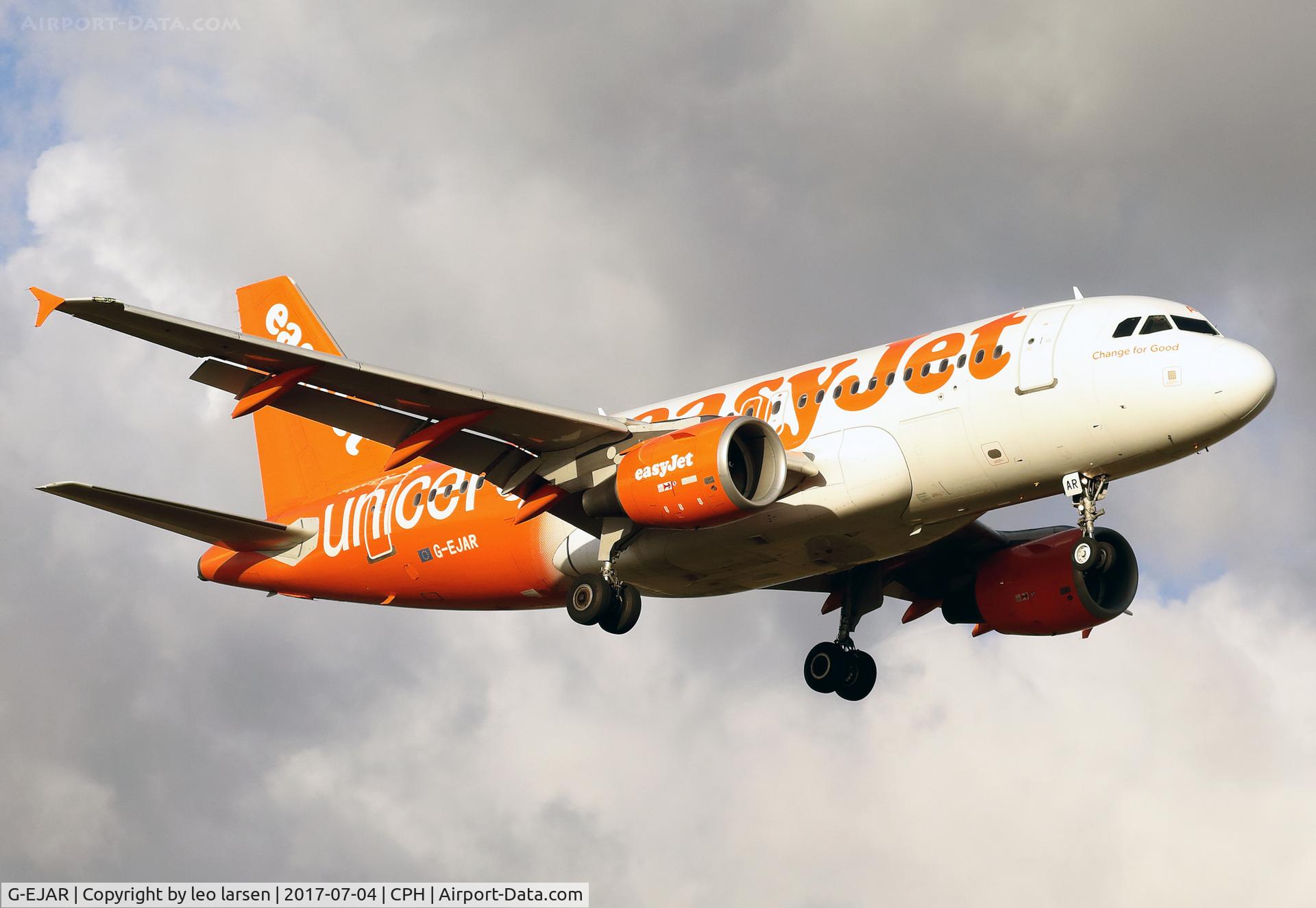 G-EJAR, 2005 Airbus A319-111 C/N 2412, Copenhagen 4.7.2017