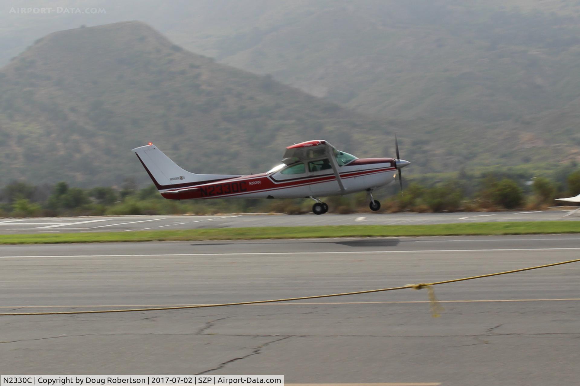 N2330C, 1978 Cessna R182 Skylane RG C/N R18200151, 1978 Cessna R182 SKYLANE RG, Lycoming IO-540-J3C5D 235 Hp, takeoff climb Rwy 22