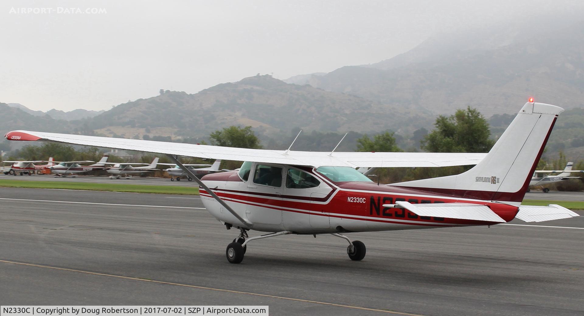 N2330C, 1978 Cessna R182 Skylane RG C/N R18200151, 1978 Cessna R182 SKYLANE RG, Continental O-540-J3C5D 235 Hp, taxi back