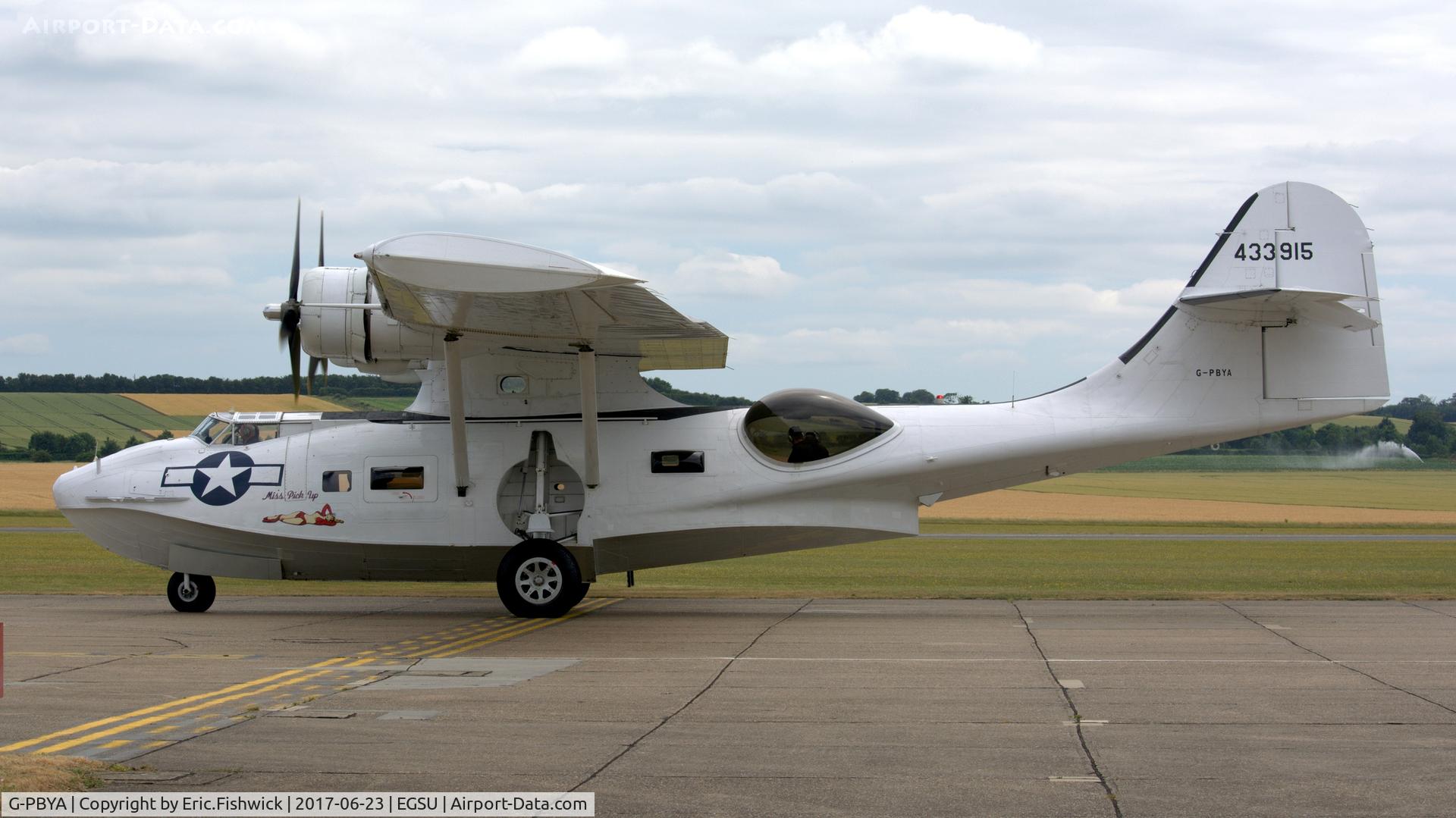 G-PBYA, 1944 Consolidated (Canadian Vickers) PBV-1A Canso A C/N CV-283, x. G-PBYA at The Imperial War Museum, Duxford. June 2017.