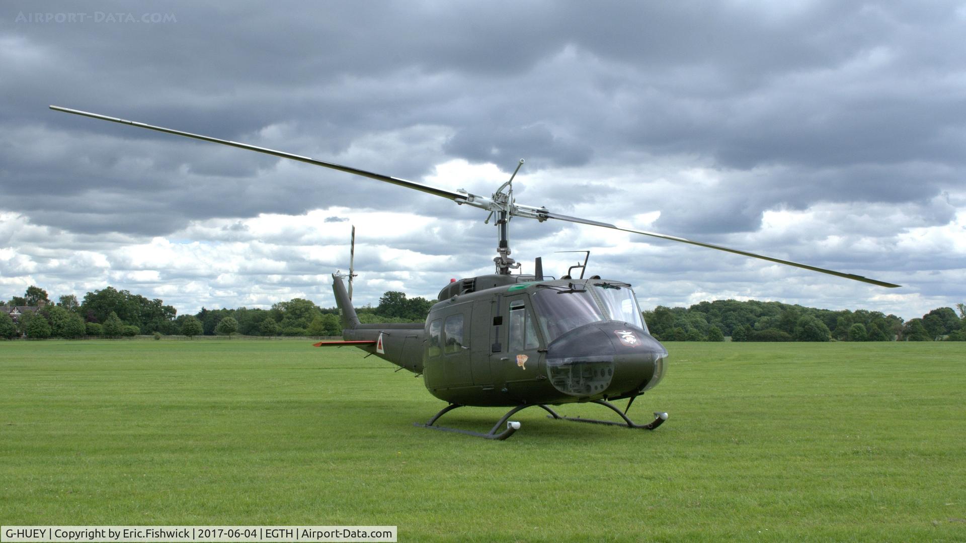 G-HUEY, 1973 Bell UH-1H Iroquois C/N 13560, 3. G-HUEY at Shuttleworth Collection's 'Fly Navy,' June 2017.
