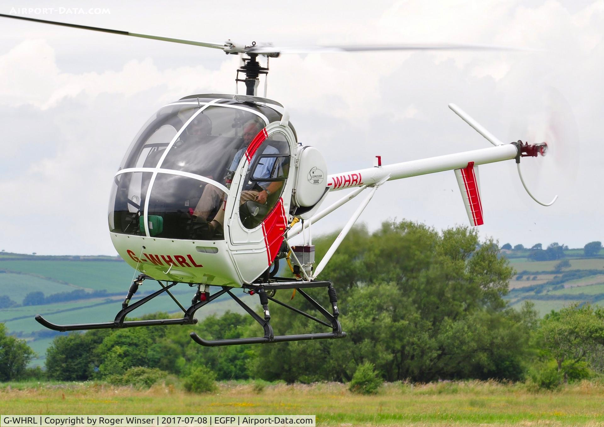 G-WHRL, 1990 Schweizer 269C-300 C/N S-1453, Resident Schweizer 300 helicopter.