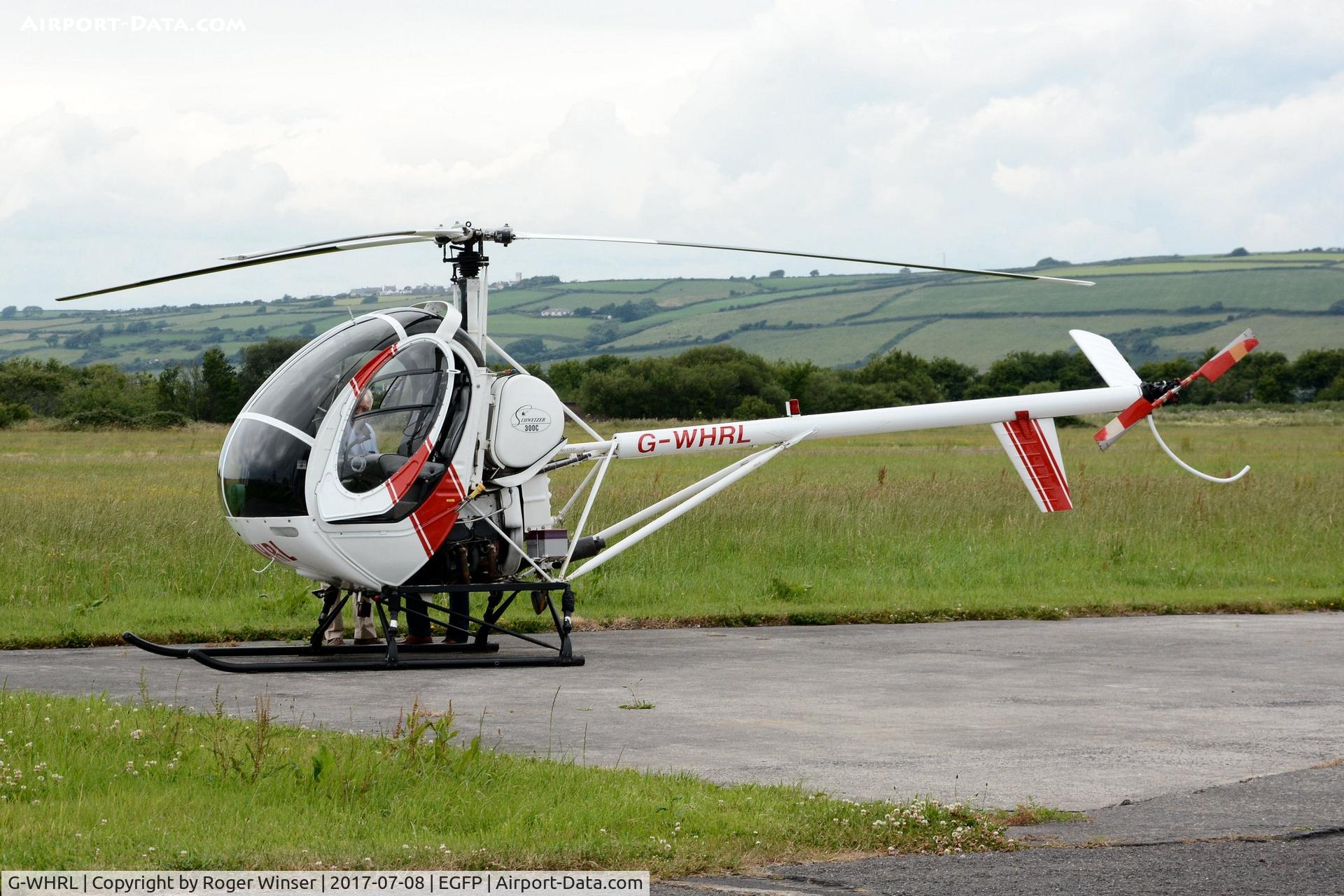 G-WHRL, 1990 Schweizer 269C-300 C/N S-1453, Resident Schweizer 300 helicopter.