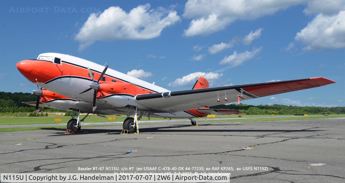N115U, 1956 Cessna 310 C/N 35420, Bassler BT-67 ex-smoke jumper aircraft.