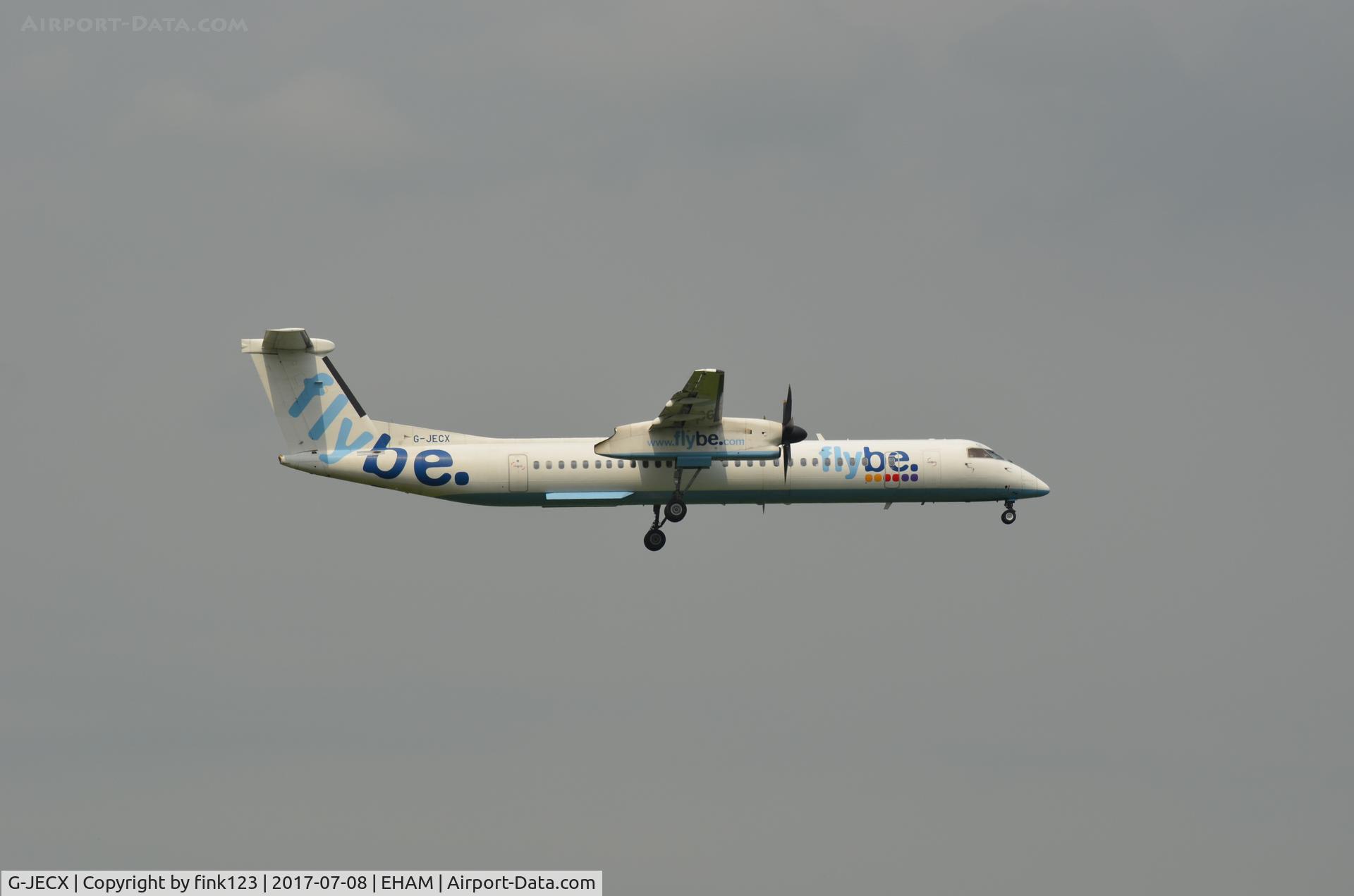 G-JECX, 2007 De Havilland Canada DHC-8-402Q Dash 8 C/N 4155, FLY BE DASH 8