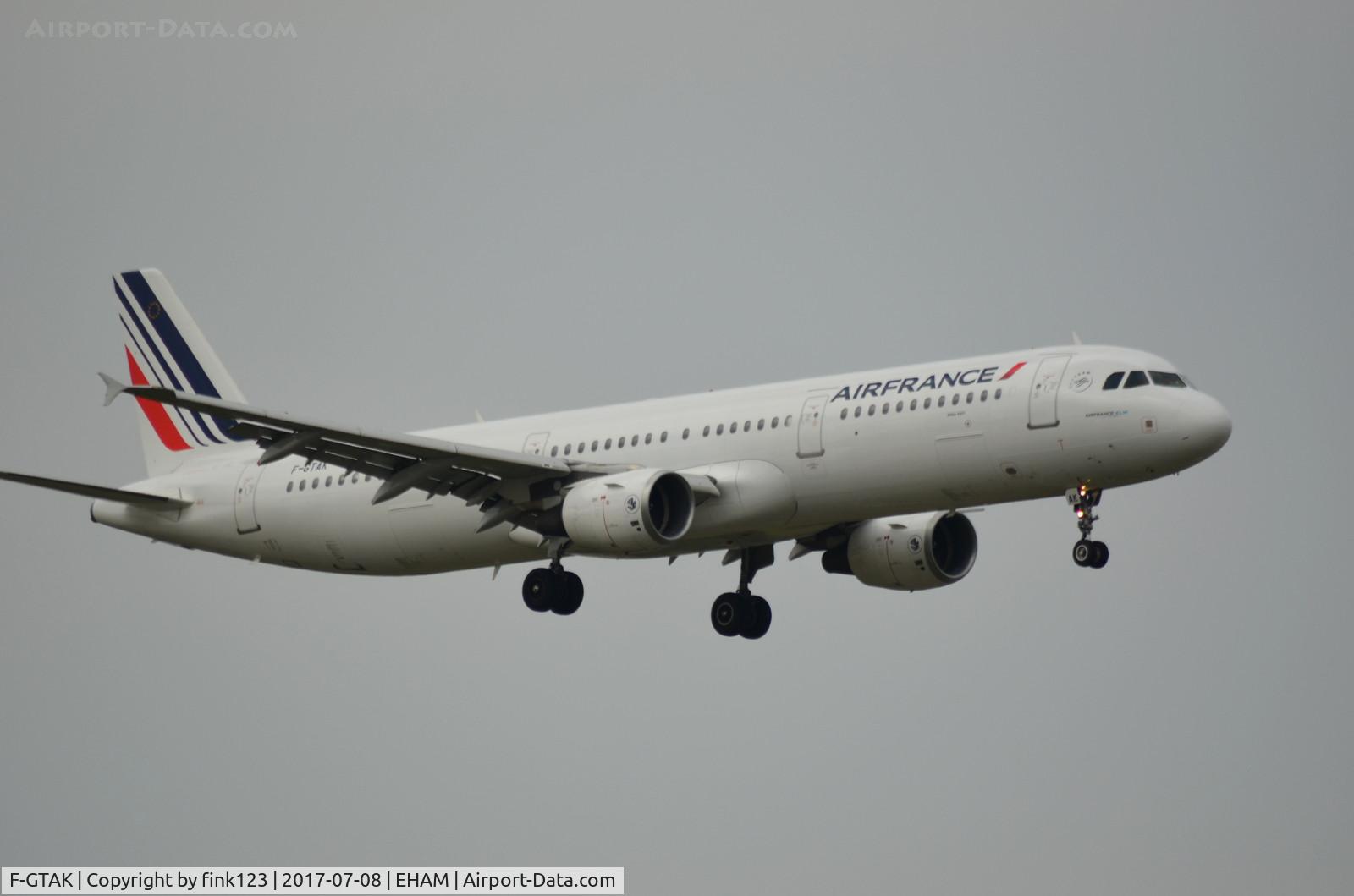 F-GTAK, 2001 Airbus A321-211 C/N 1658, AIR FRANCE A321