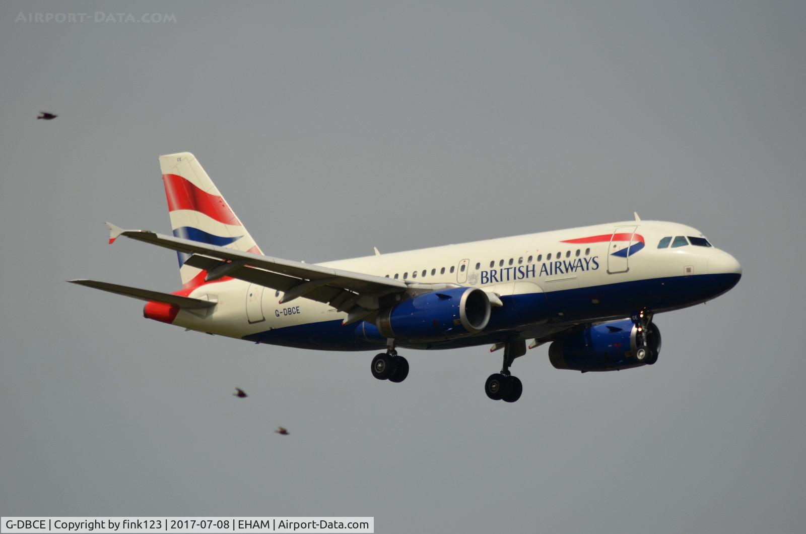 G-DBCE, 2005 Airbus A319-131 C/N 2429, BRITISH AIRWAYS A319 LANDING