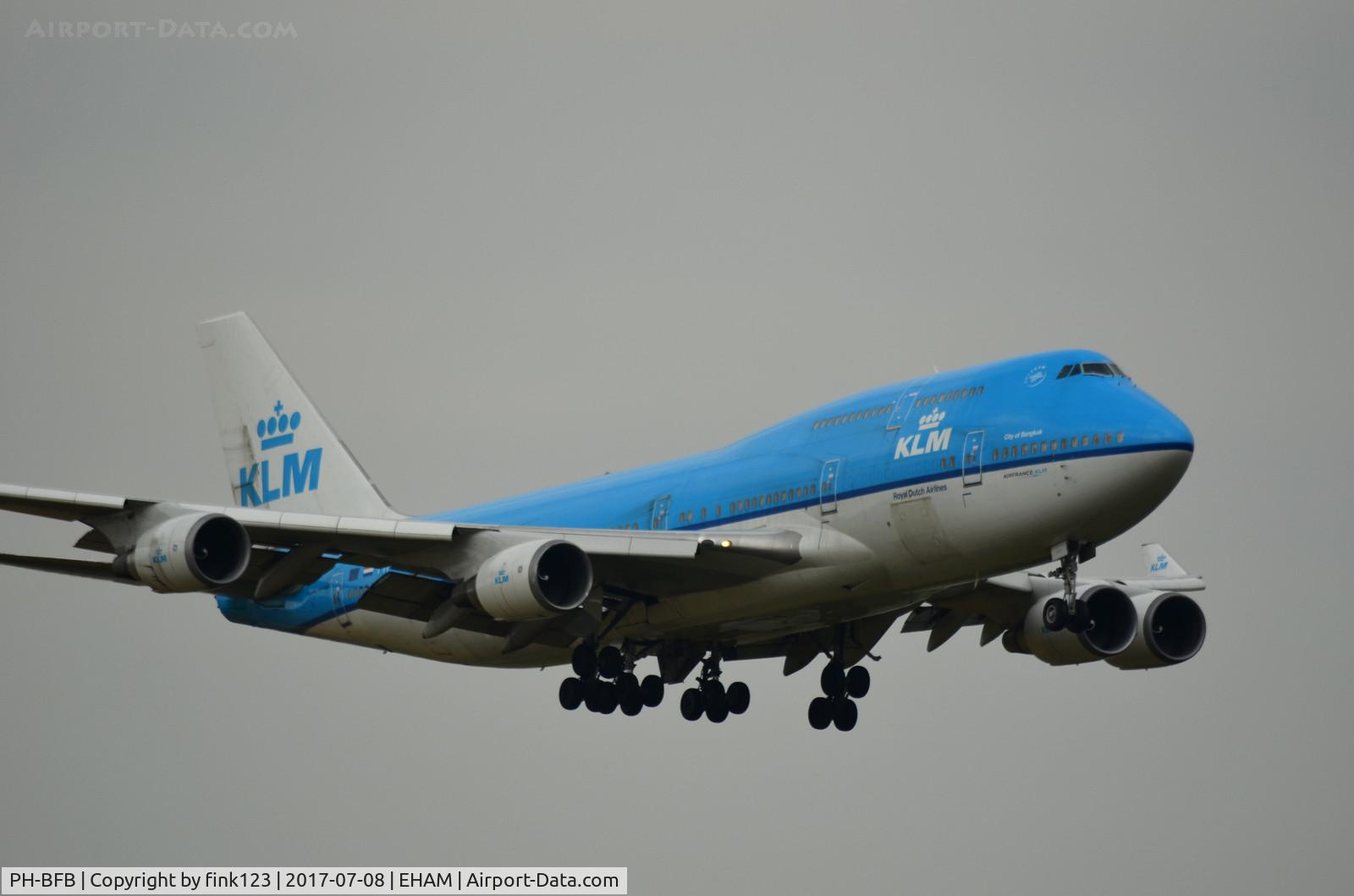 PH-BFB, 1989 Boeing 747-406 C/N 24000, KLM 747