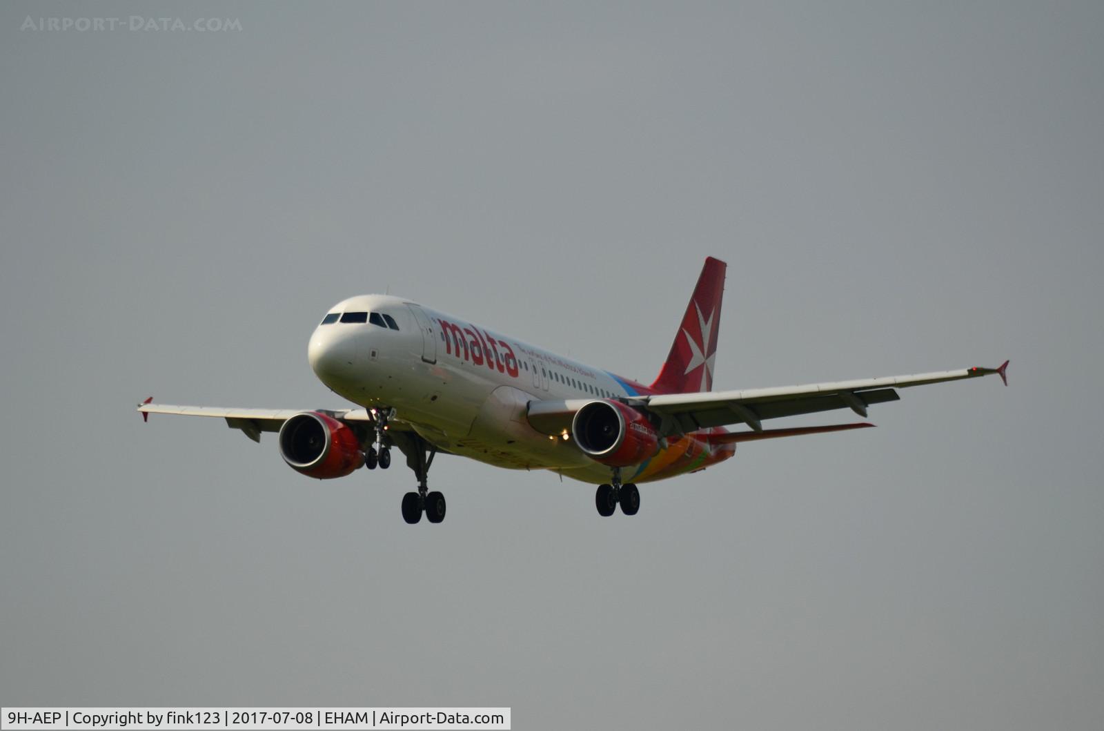 9H-AEP, 2007 Airbus A320-214 C/N 3056, AIR MALTA A320